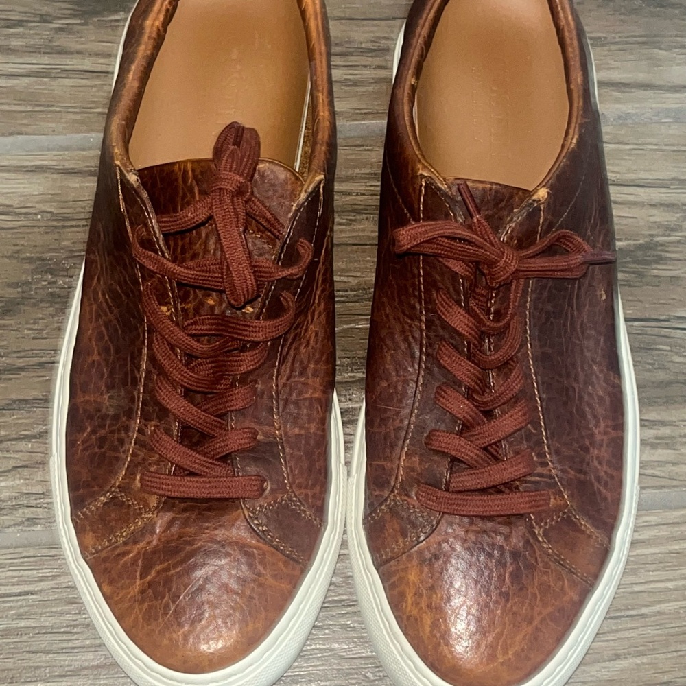 Gustin Horween Bison low top Leather Men's Sneakers size 8 men’s